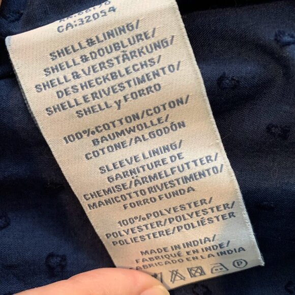 Lil Anthropologie Indigo dyed cotton jacket - Size Small - Picture 4 of 7